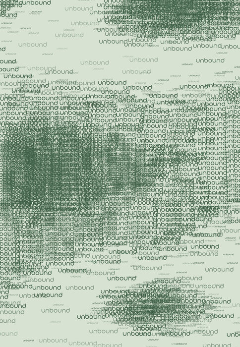 Unbound repeated wordmark pattern